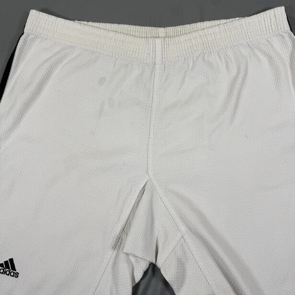Adidas Martial Arts Gi Pants Mens Size 5 190cm White Black Stripes Taekwondo
